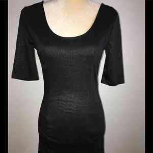 NWT Juniors Mini Black Dress, Size Medium